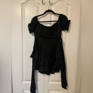 THATSSOFETCH 8 Black Romper